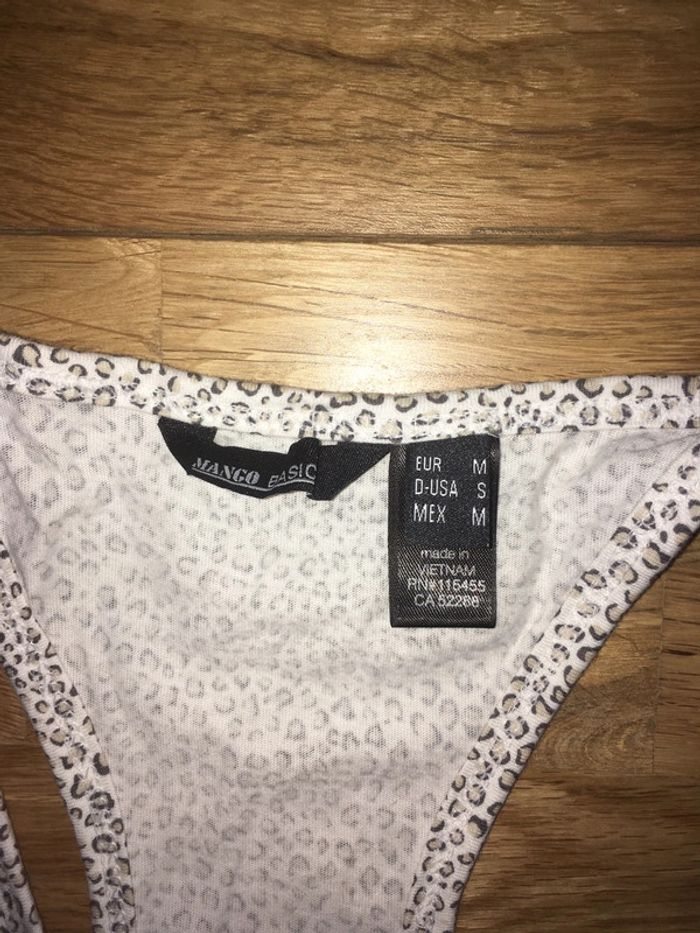 Joli top moucheté mango M bon état - photo numéro 2