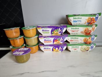 Lots Petits pots bébé Blédina