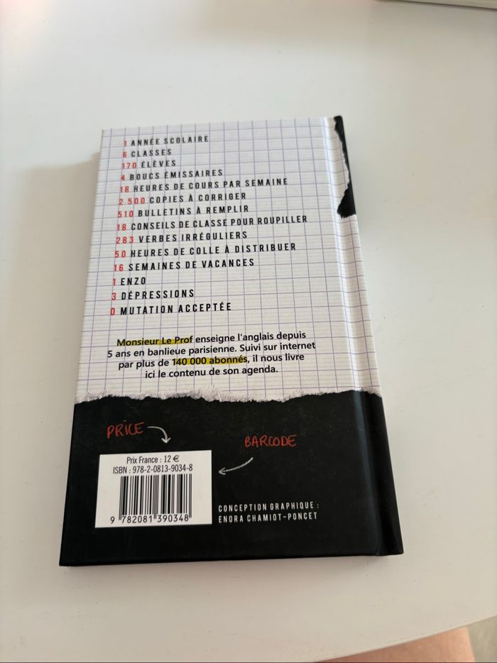 Livre Monsieur le Prof - photo numéro 2