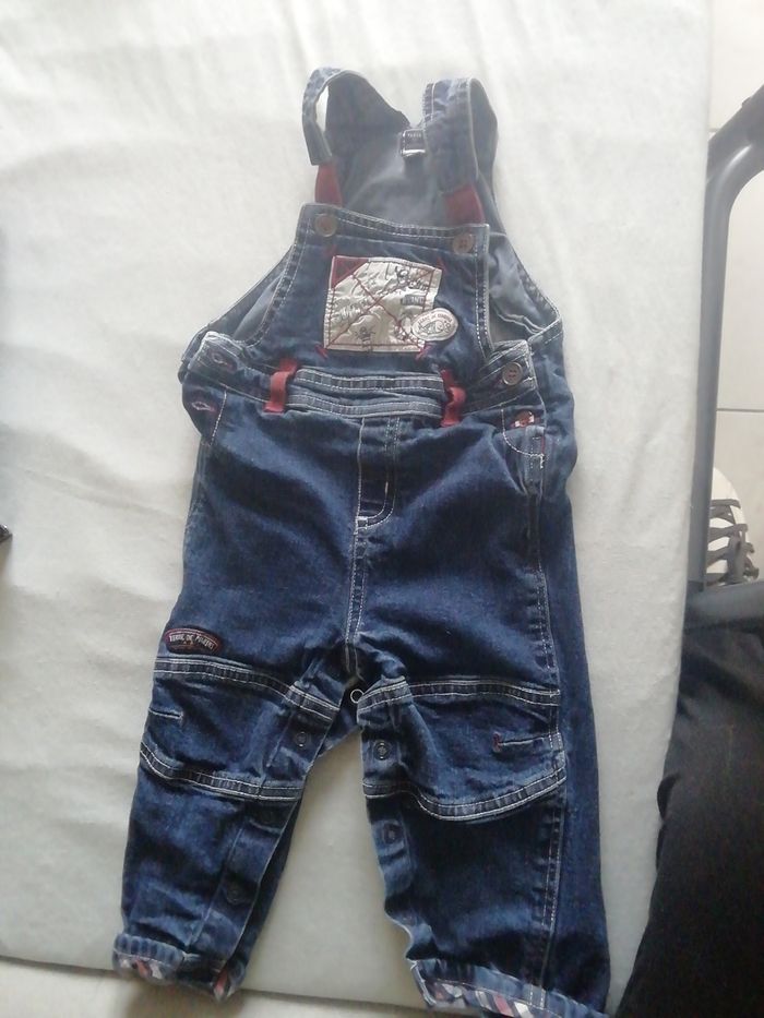 Salopette Jean terre de marins 18 mois