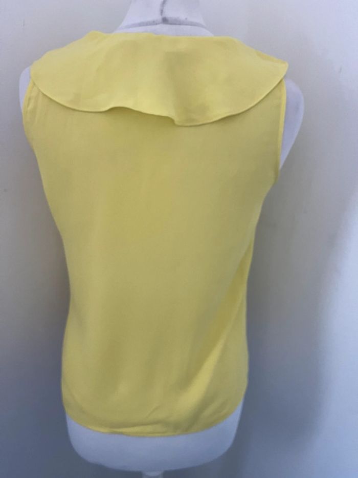 Blouse débardeur jaune Zara S - photo numéro 5