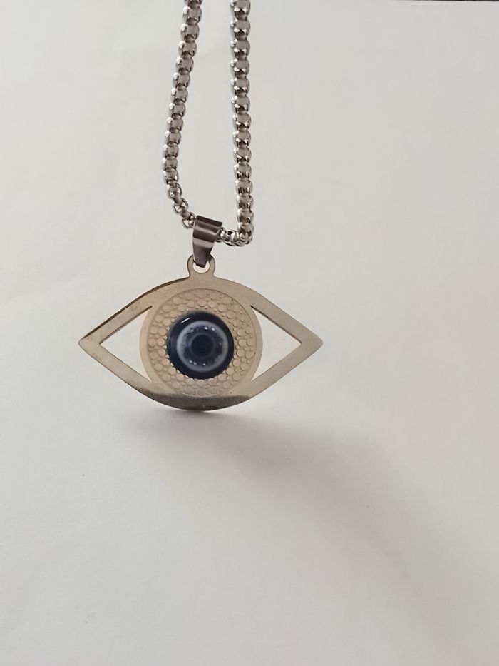 Chaîne + pendentif bohème - photo numéro 3