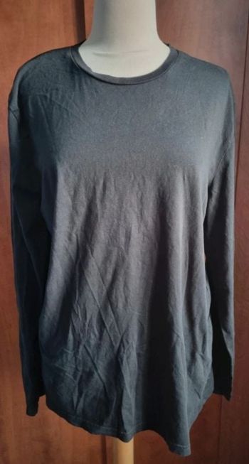 T-shirt à manches longues noir XL