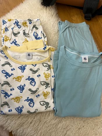 Lot pyjamas petit bateau 12 ans 