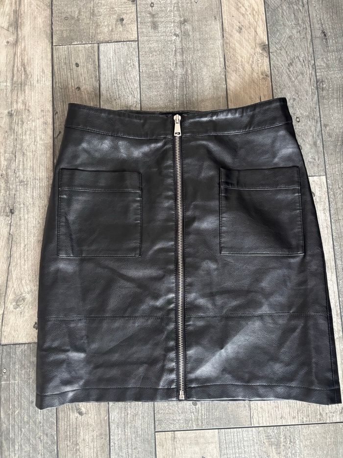 Jupe simili cuir