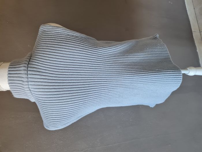 Veste bi-matieres sans manches - photo numéro 6