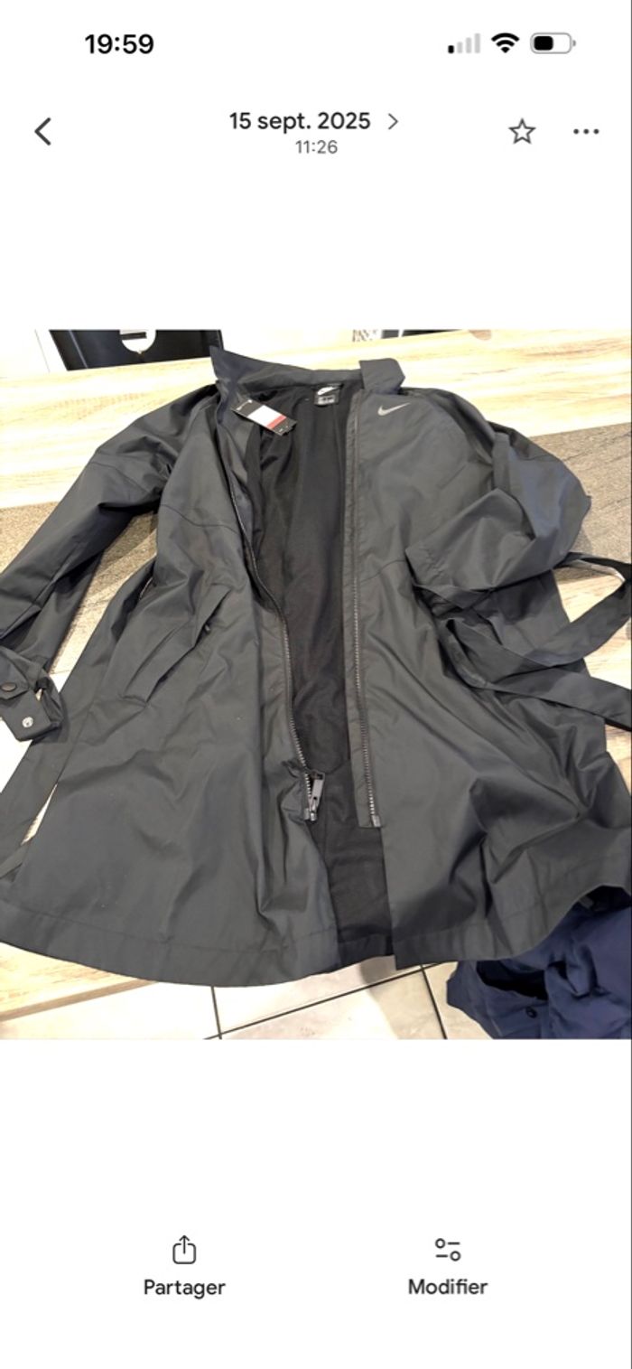 Manteau fin  Nike neuf