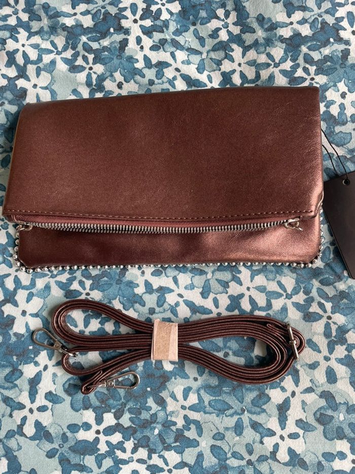 Sac pochette sertie de perles Flora&co - photo numéro 7