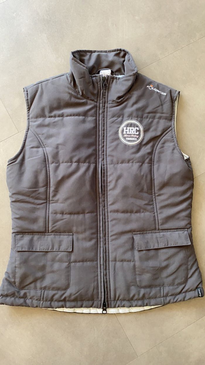 Veste équitation sans manches 40
