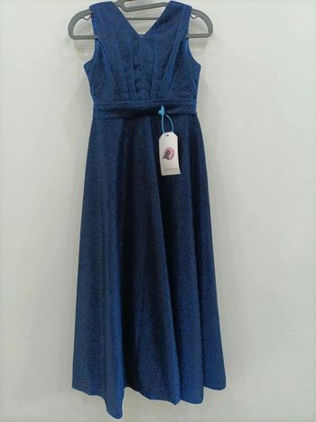 Robe de soirée, cérémonie métallisé taille 36 neuve