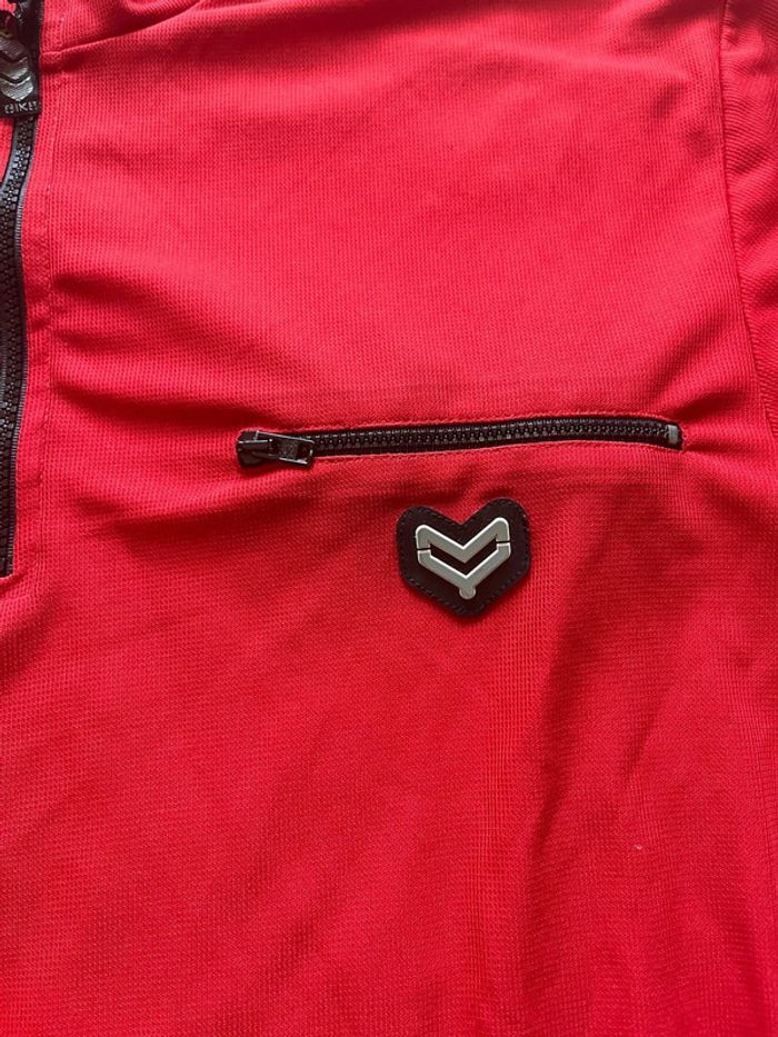 Teeshirt cycliste marque Bike /L/ Rouge / Excellent état - photo numéro 5