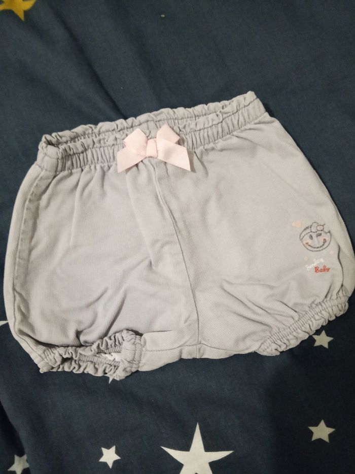 Short "smiley" _ 3 mois