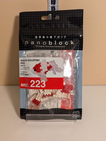 [Kawada] Nanoblock Wakin Goldfish Red NBC_223