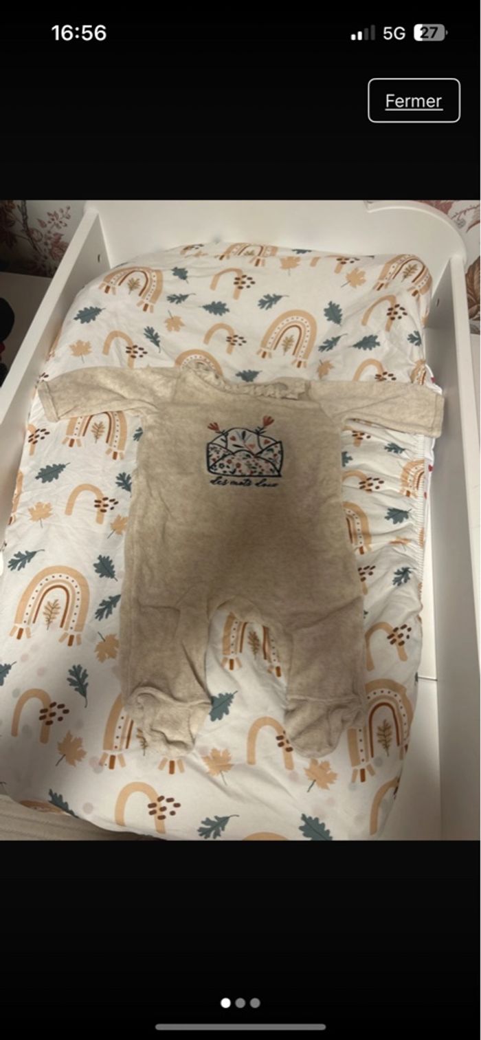 Pyjama fille 1 mois