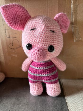 Peluche fait main porcinet