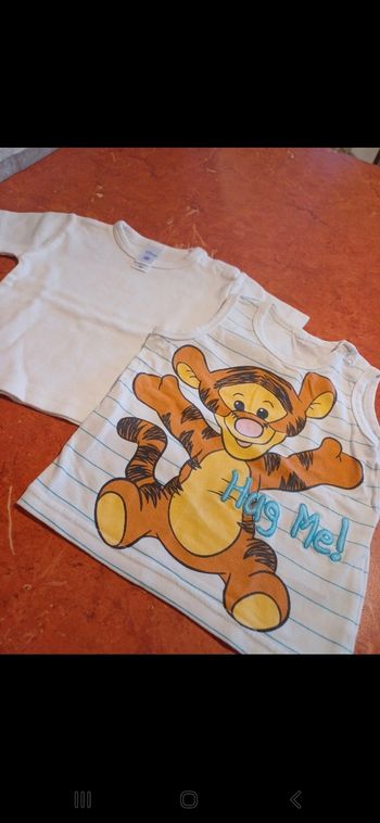 Lot T.shirt/ débardeur bébé taille 6 mois