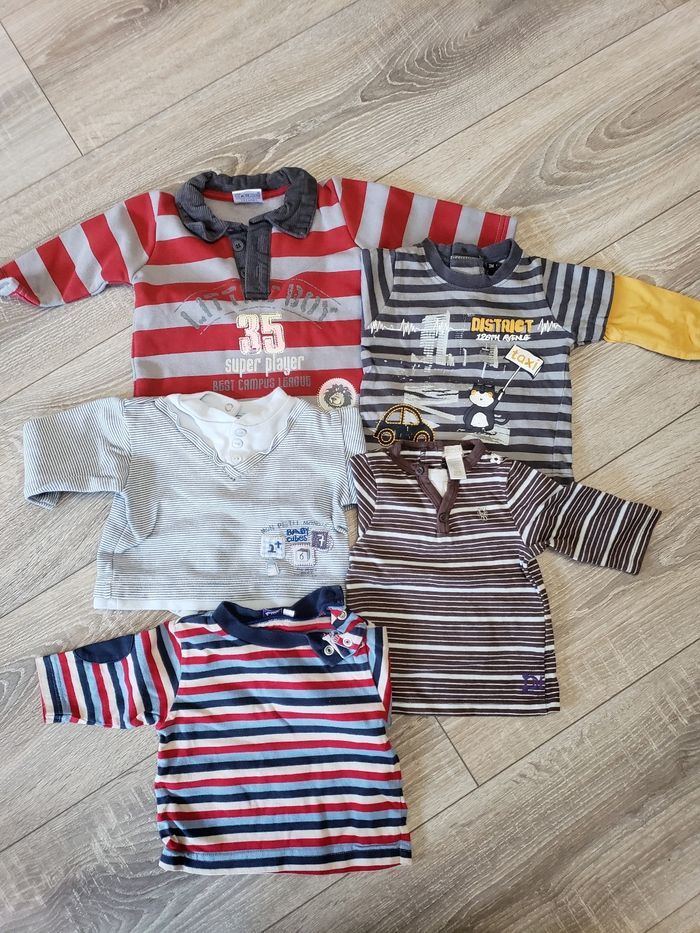 Lot maillot manches longues