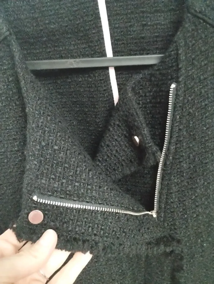 Veste noire style perfecto Promod 36 - photo numéro 5
