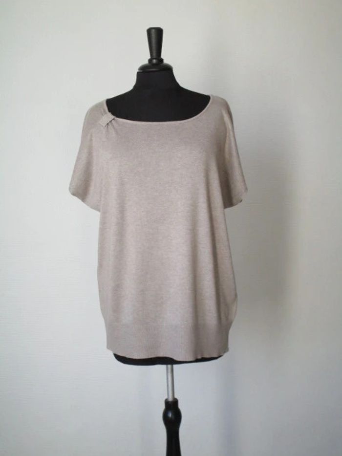 Pull beige mc Camaïeu 40 TBE