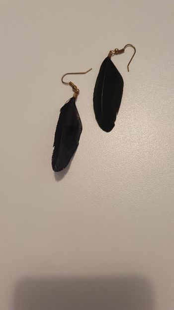 Boucles d'oreilles plumes