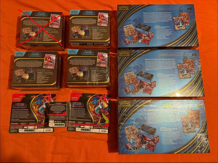 [Neuf/scellé] Pokémon - Lot 3 UPC Dracaufeu, 3 ETB, 1 bundle, 2 tripack ME02 - photo numéro 2