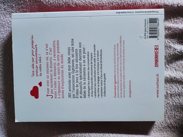 365 activités avec mon bébé 0-1 an ( livre )