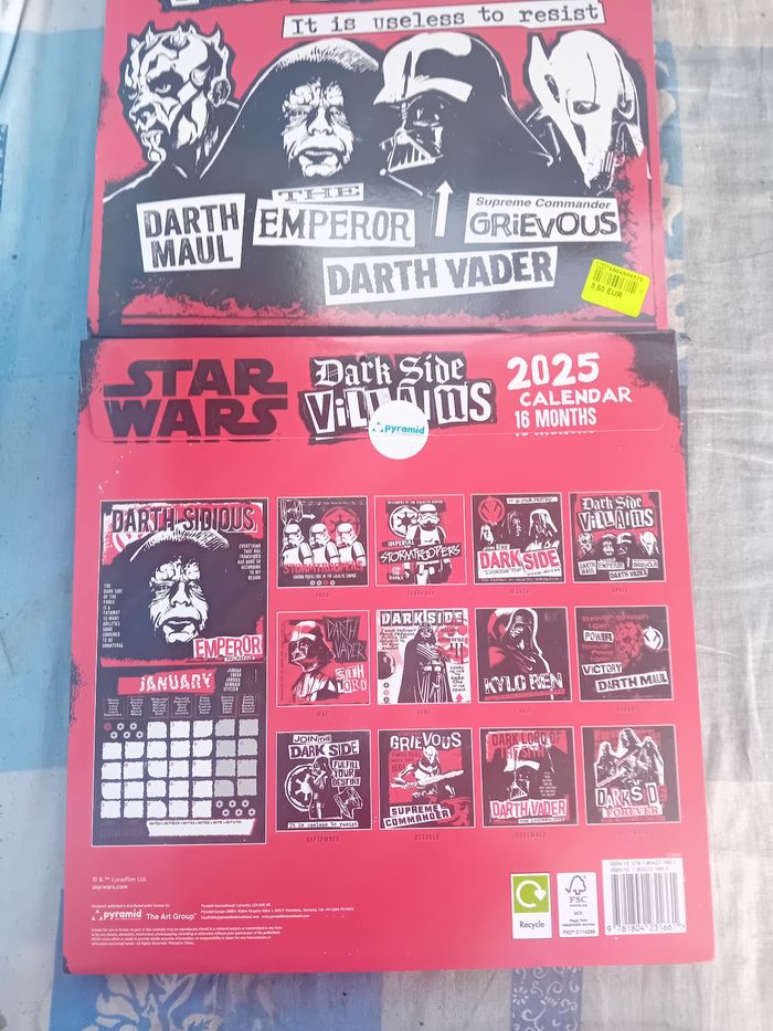 Lot 11 calendrier 2025 star wars neuf - photo numéro 3
