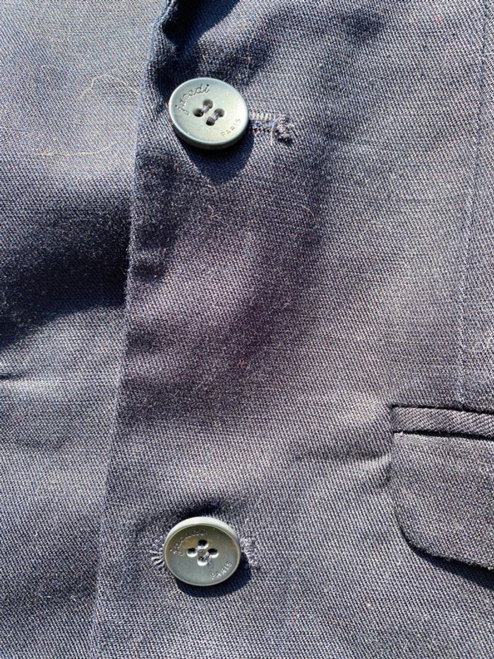 Veste costume garçon 6 ans Jacadi Paris bleu foncé mariage cérémonie blazer - photo numéro 2