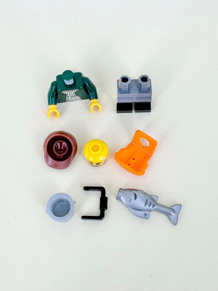 Lego Figurines Ideas : Le Pêcheur à la Ligne de la Riviera Italienne - NEUF - photo numéro 5