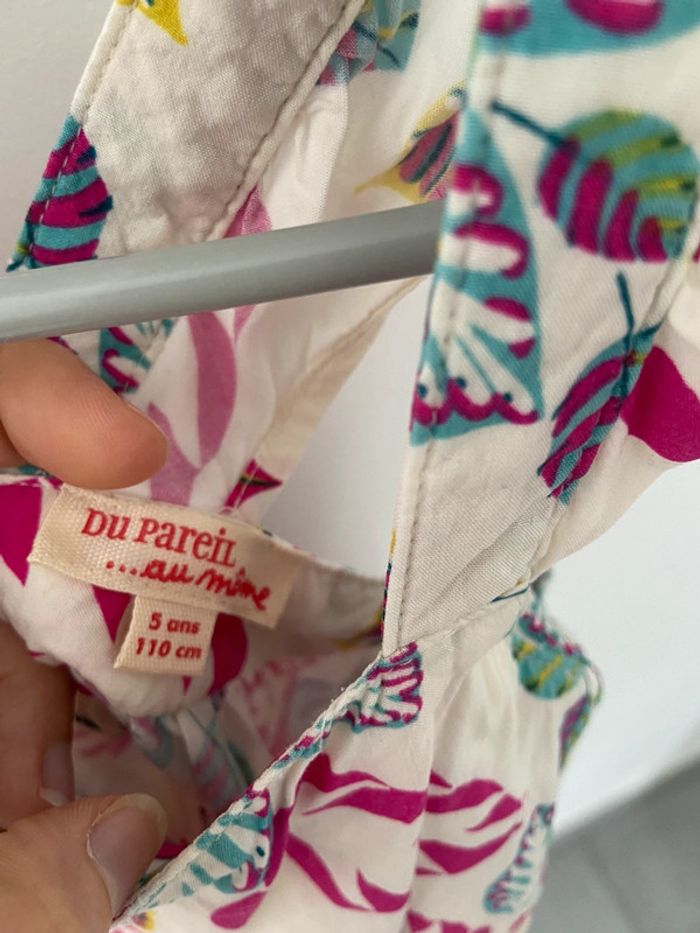 Robe été dpam 5 ans 110 cm fleurs - photo numéro 2