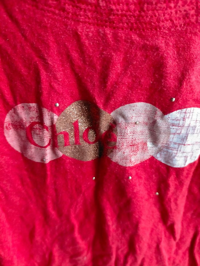Très joli tee shirt Chloé 5 ans - photo numéro 2