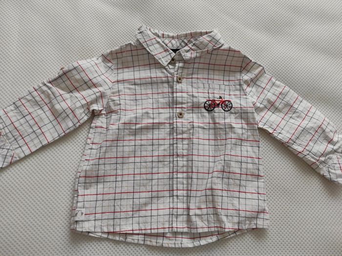 Chemise sergent major 12mois comme neuf - photo numéro 2