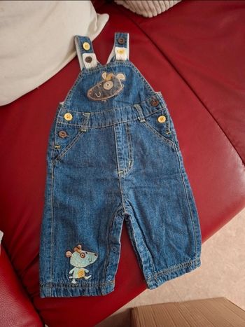Salopette jeans garçon 3 mois