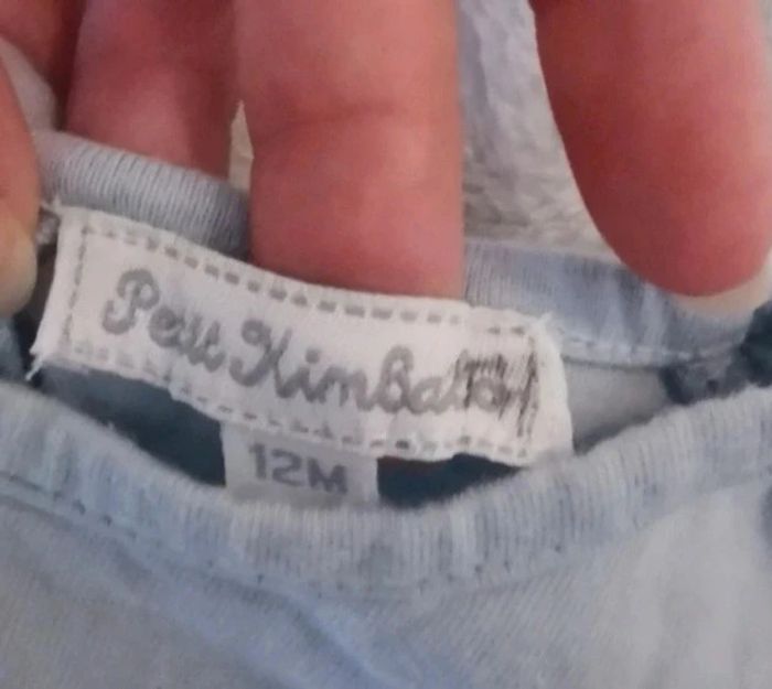 T-shirt manches longues 12 mois petit Kimbaloo - photo numéro 3