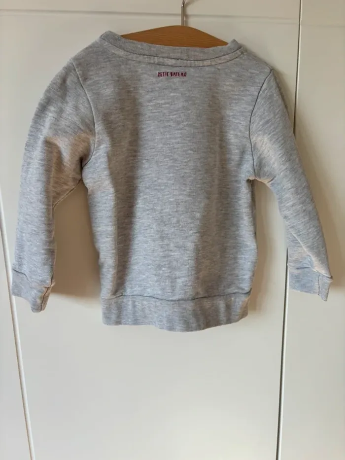Sweat-shirt Petit Bateau cœur - photo numéro 7