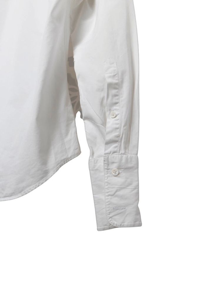 Chemise blanche col rond Sandro Paris Taille M - photo numéro 7