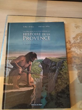 BD Des Alpes à la Côte d'Azur Histoire de la Provence tome 1 : Les premiers humains