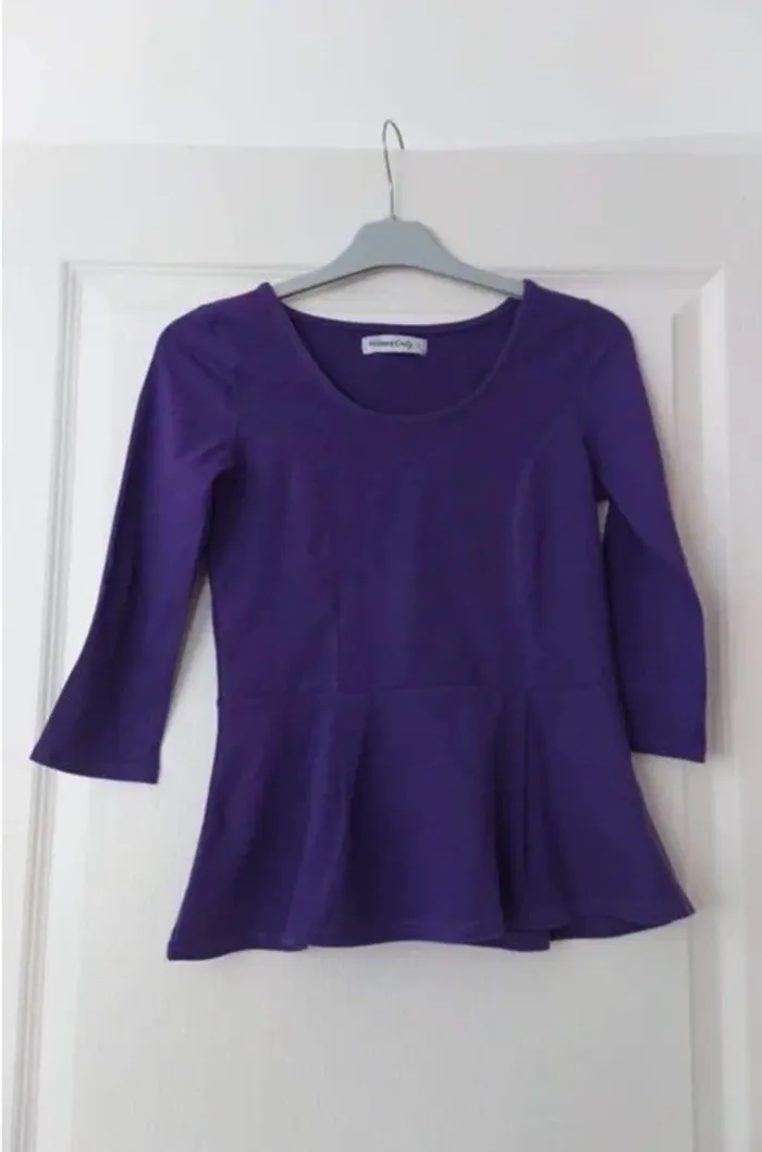 Haut violet T36 - photo numéro 4