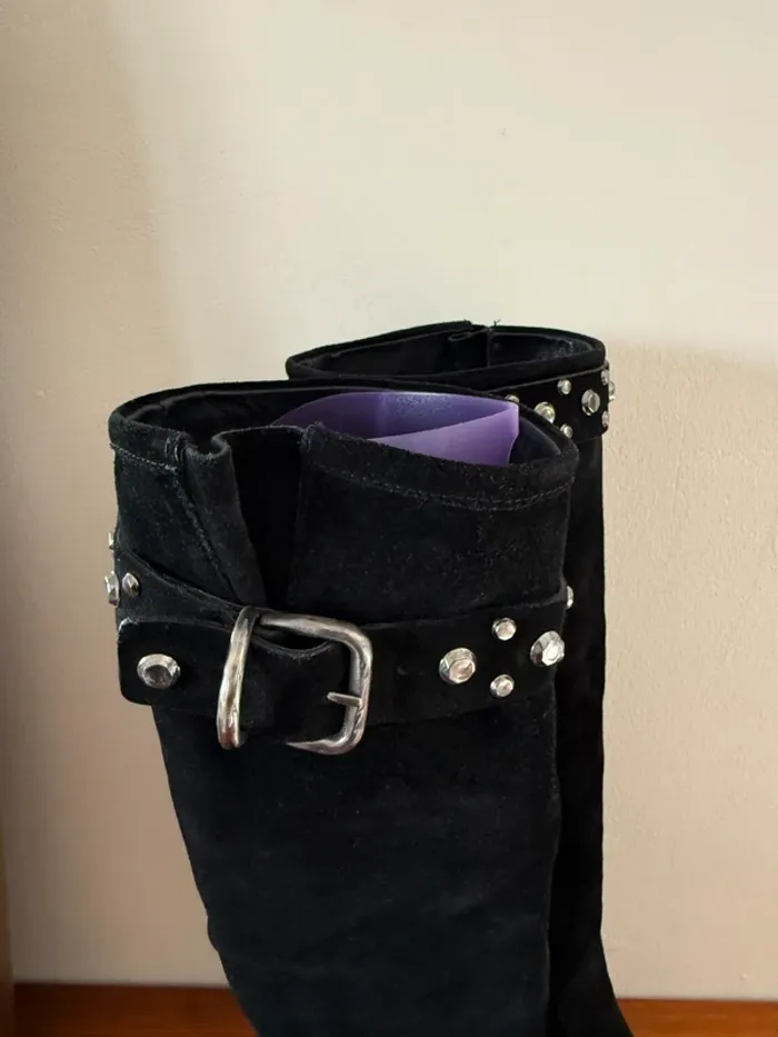 Bottes mottardes noires - photo numéro 2