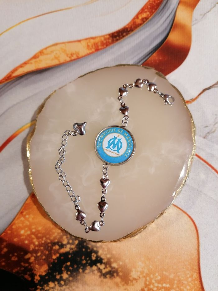 Bracelet cœur olympique de Marseille - photo numéro 3