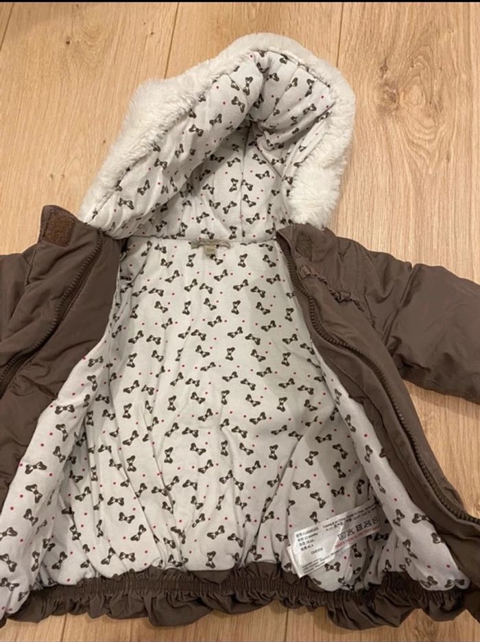 Manteau 12 mois marron - photo numéro 5