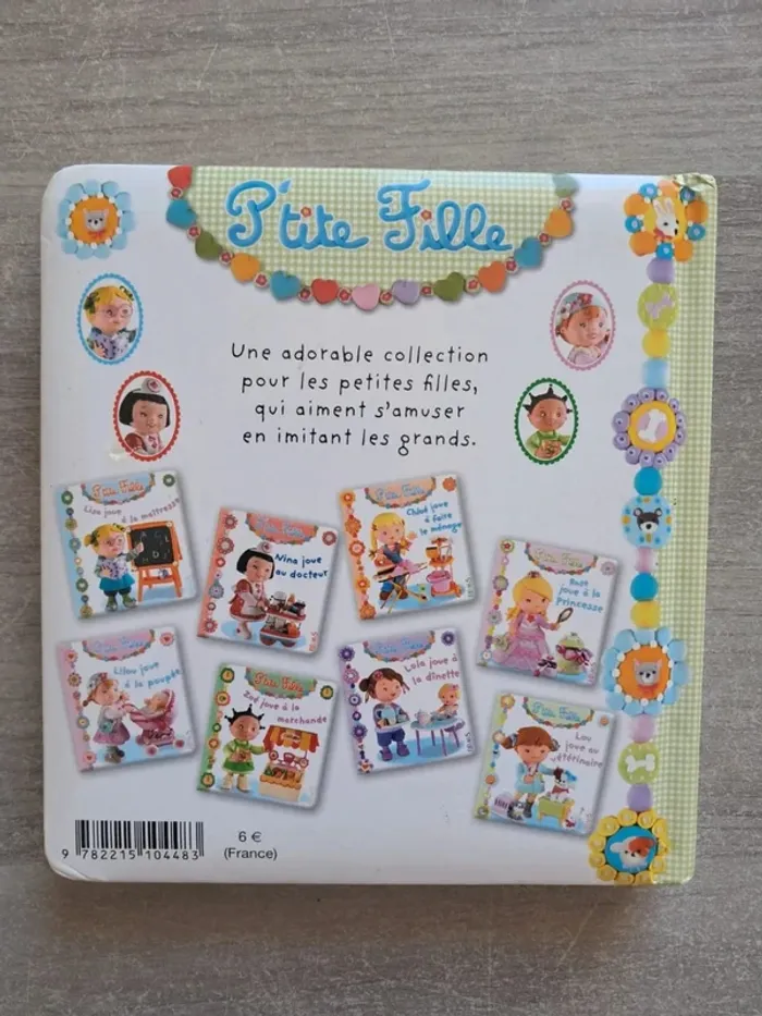 Livre petite fille Lou joue au vétérinaire Fleurus - photo numéro 2