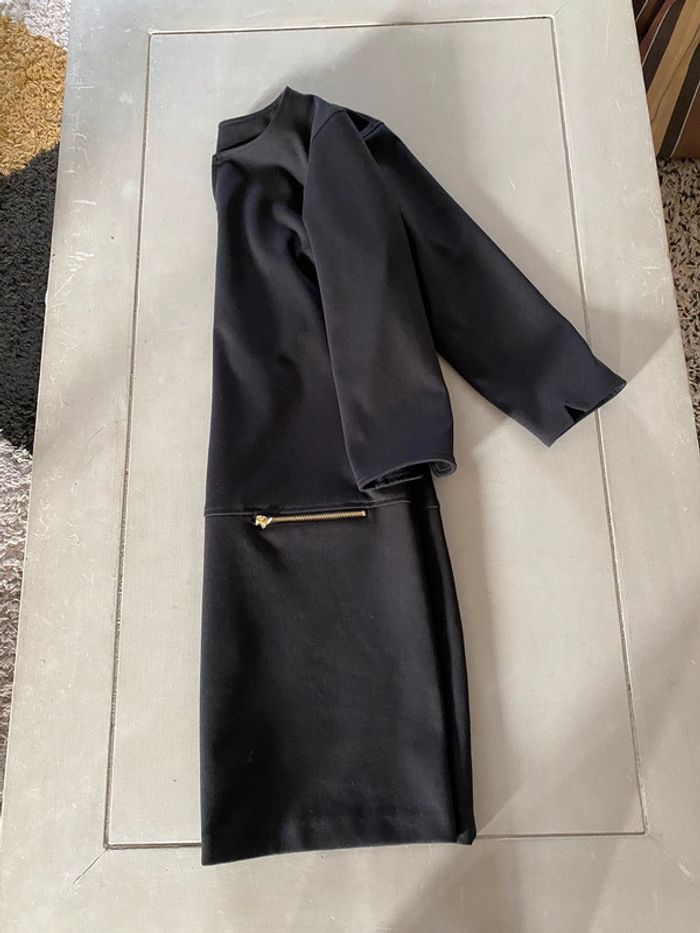 Robe noire vintage style Courrege taille S - photo numéro 14