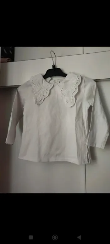 T-shirt à manches longues pour fille 2/3 ans zara ,98 cm,