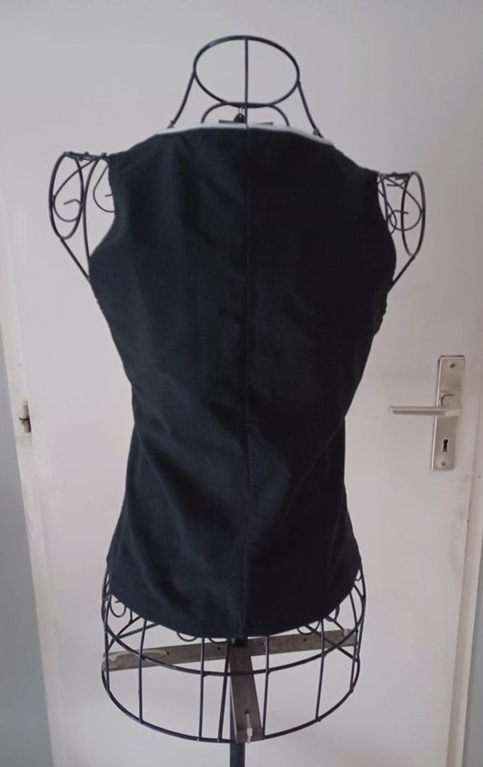 haut zippé noir - photo numéro 2