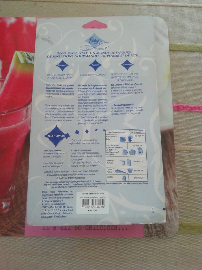 Ruban décoration 10 M - photo numéro 2