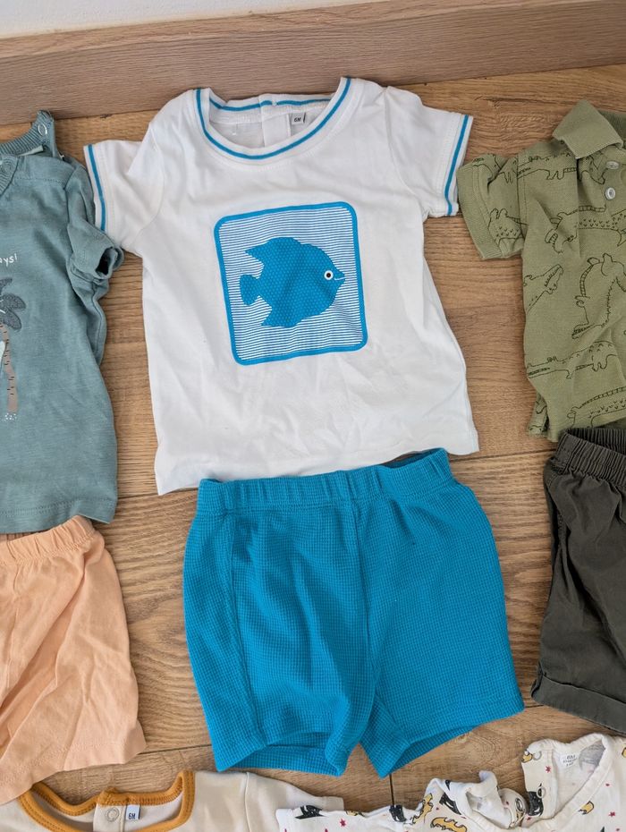 Lot de vêtements bébé garçon été 6 mois - photo numéro 5