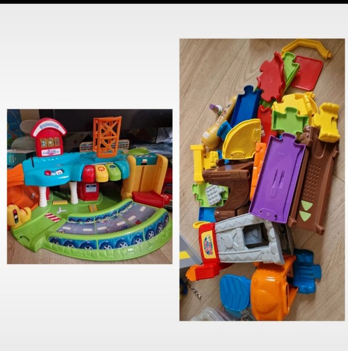 Lot de circuit et garage Vtech