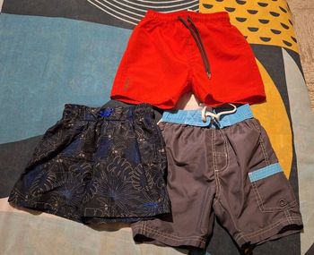 Lot de 3 Shorts de bain 4 ans