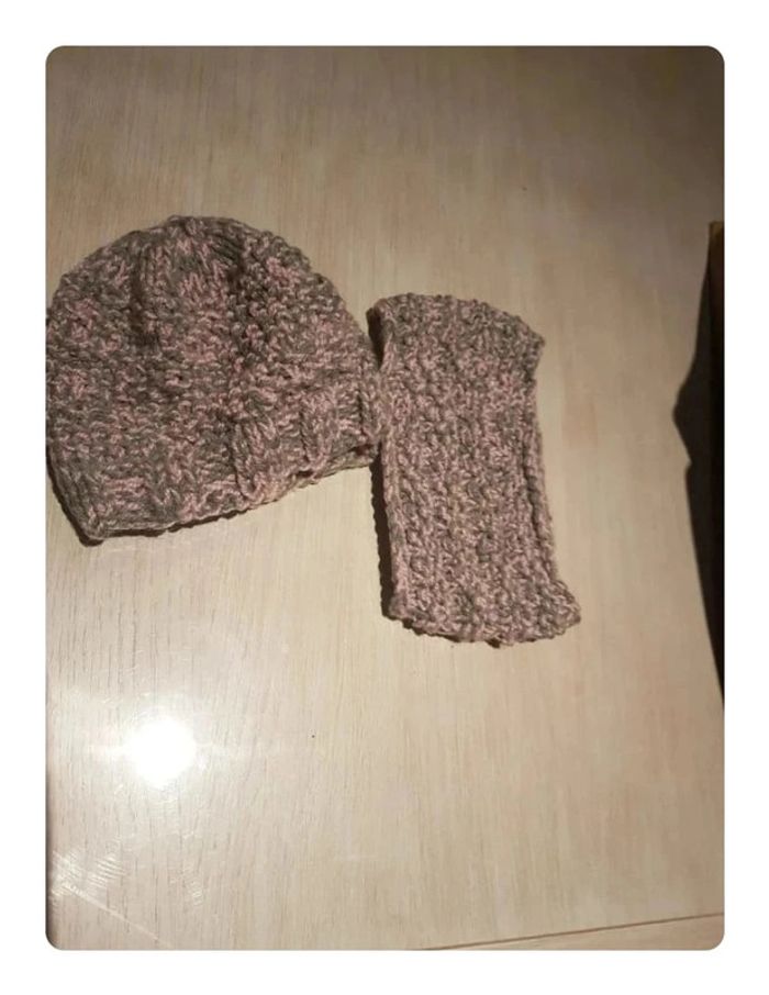 Bonnet + tour de cou fille